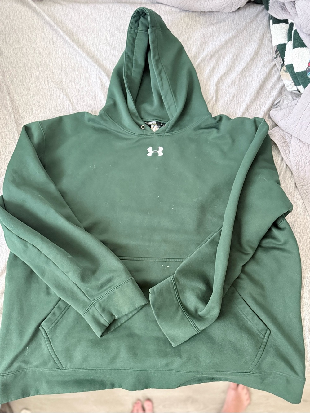Under Armour Forest Green Men's Pullover Hoodie